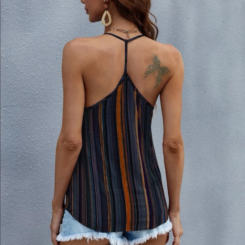 Multicolor Striped Tank Top - Picture 2 of 6
